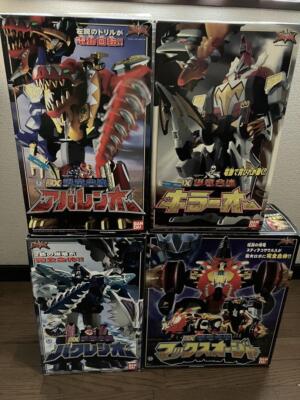 Power Rangers Dino Thunder Abaranger DX Megazord 4set Bundle Bulk BANDAI