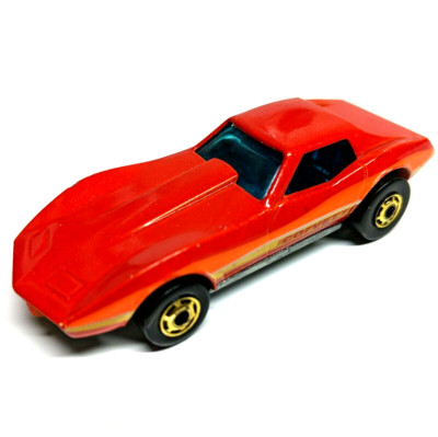Hot Wheels Chevrolet Corvette Stingray Car 1980 Red Made in Hong Kong