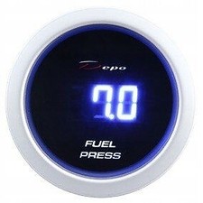 NEUF TOP TUNING GAUGE DP-ZE-032 DBL FUEL PRESSURE 52 MM