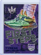 2020-21 Panini Court Kings Basketball First Steps Black #4 Tyrese Haliburton /25