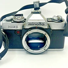 Minolta XG-A 35MM SLR Film Camera Untested Not Sure If Works Vintage