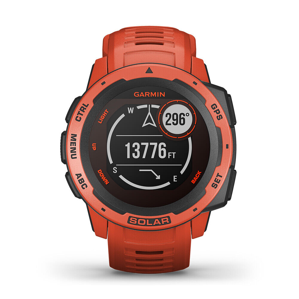 Garmin Instinct Solar Outdoor GPS Smartwatch, Solar Lens Garmin Instinct Solar Outdoor GPS Smartwatch, Solar Lens