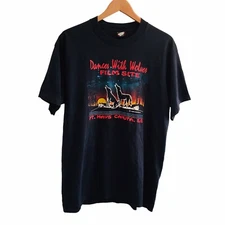 Vtg Dances With Wolves Single Stitch Costner Movie Promo XL Screen Stars Best 91