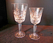 LENOX CRYSTAL CHARLESTON WATER & WINE GLASS- Mint -