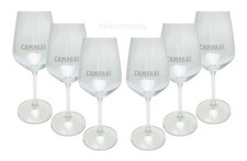 Campari Glas Gläser Set - 6x Weingläser