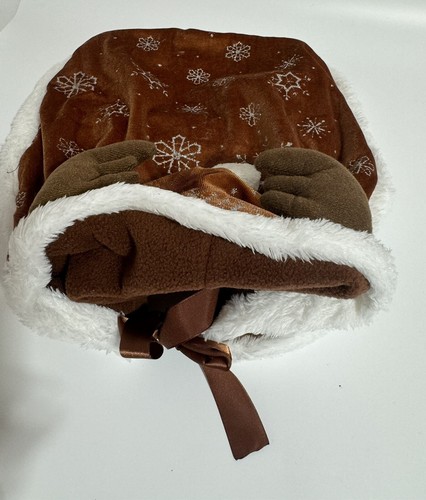 Dog Outfit Costume Reindeer Elk Cloak Christmas Small To Medium Dogs - Picture 2 of 3