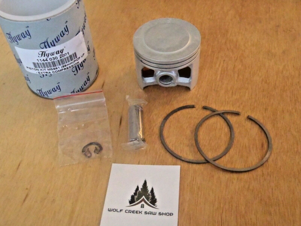 Hyway POP UP piston kit for Stihl MS661 56mm + Caber rings extra