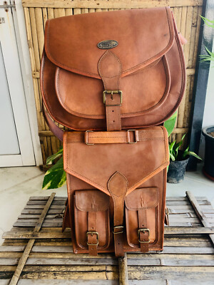 Backpack New Look Mens Bags Men's Leather Vintage Laptop Backpack