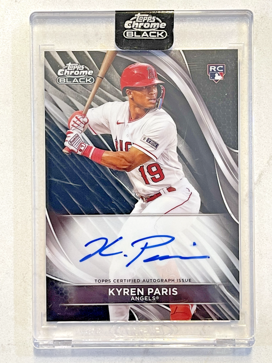Kyren Paris Topps Chrome Black Auto | eBay
