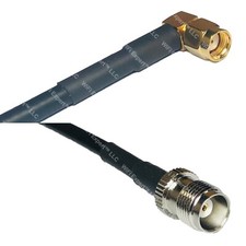 RFC195 RP-SMA MALE ANGLE to TNC FEMALE Coax RF Cable USA-Ship Lot