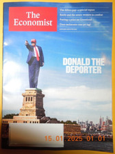 DONALD TRUMP the economist THE DEPORTER Los Angeles fires JUSTIN TRUDEAU Royce