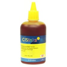 Yellow Refill Universal Ink Bottle for Canon GI290 PIXMA G4210 G1200 G2200 G3200