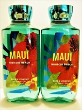 Bath Body Works MAUI HIBISCUS BEACH Shower Gel, 10 fl. oz295 mL, NEW x 2 