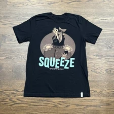 Squeeze Band Gift For Family Black T-Shirt Cotton All Size 