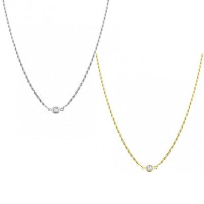 Collier Chaîne Câble En Argent Sterling 925 Massif - Épaisseur 1,15 Mm - Fabriqué En Italie - Neuf