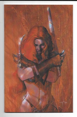 Red Sonja 1 Dell'Otto Lava Foil Ltd. to only 15 copies with COA