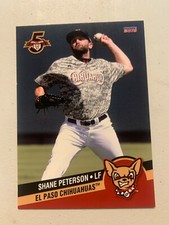 Shane Peterson Card 2018 El Paso Chihuahuas Team Card