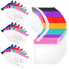 56 Pack Resealable Plastic Pill Pouches Travel Dispsable Pill Organizer