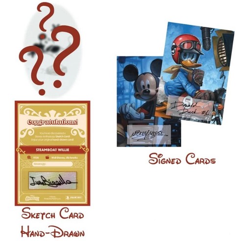 Panini Box Disney Anthology trading card collection dario moccia display ita - Photo 4 sur 7