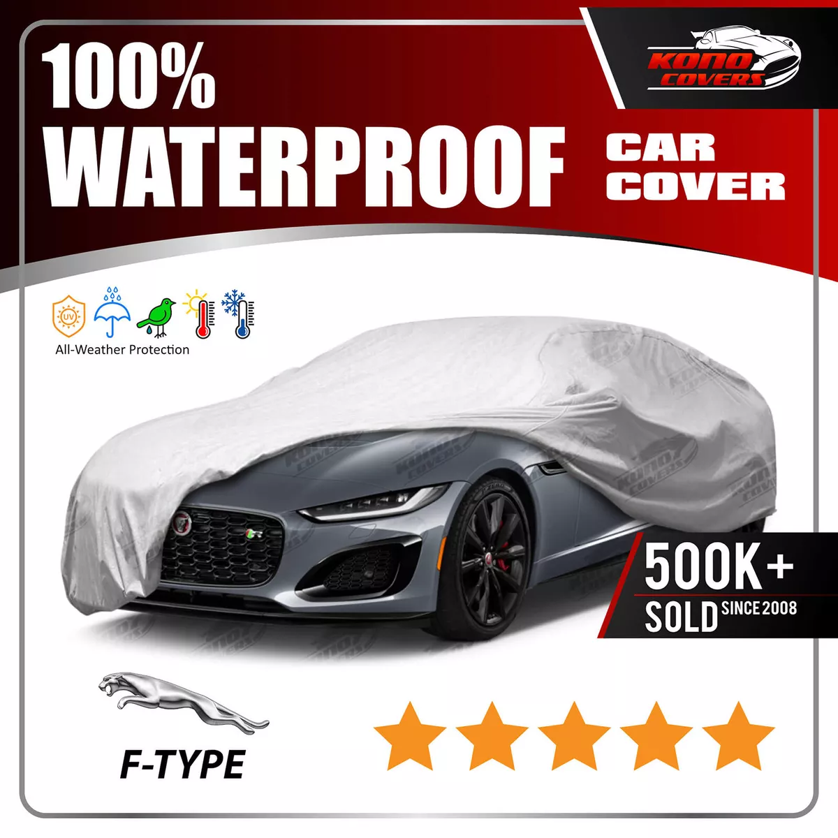 JAGUAR F-TYPE] CAR COVER - Ultimate Full Custom-Fit All Weather Protection