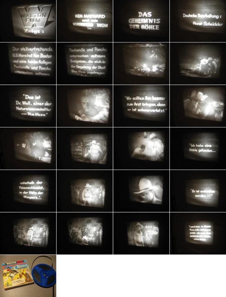 Walton,William Boyd Western Klassiker,Untertitel 8 mm Film.Antik Western Films