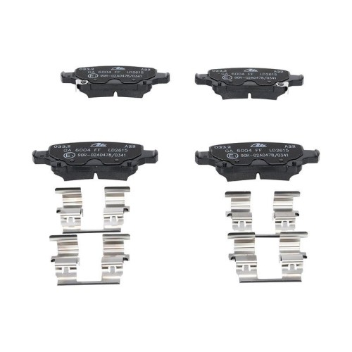 ATE 13.0470-2615.2 Bremsbelagsatz Scheibenbremse Hinterachse FüR Opel Vauxhall-image