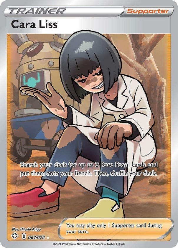 Cara Liss - 067/072 - Pokemon Shining Fates Sword Shield Full Art Rare Card NM