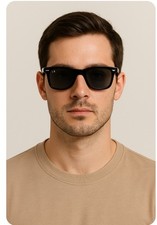 Ray-Ban RB4147 Boyfriend Sunglasses 601/32 60 15 145 2N Light Gray Gradient