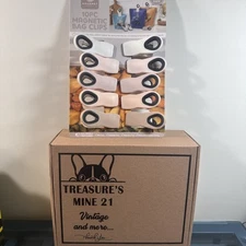 GOURMET kitchen 10PC Magnetics Bag Clips NEW (993)