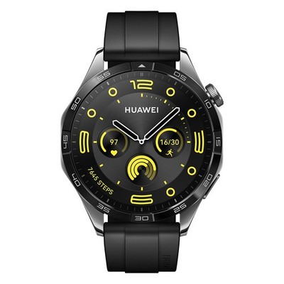 Aussteller Huawei Watch GT4 46mm Smartwatch Schwarz Smartwatch GPS Android iOS