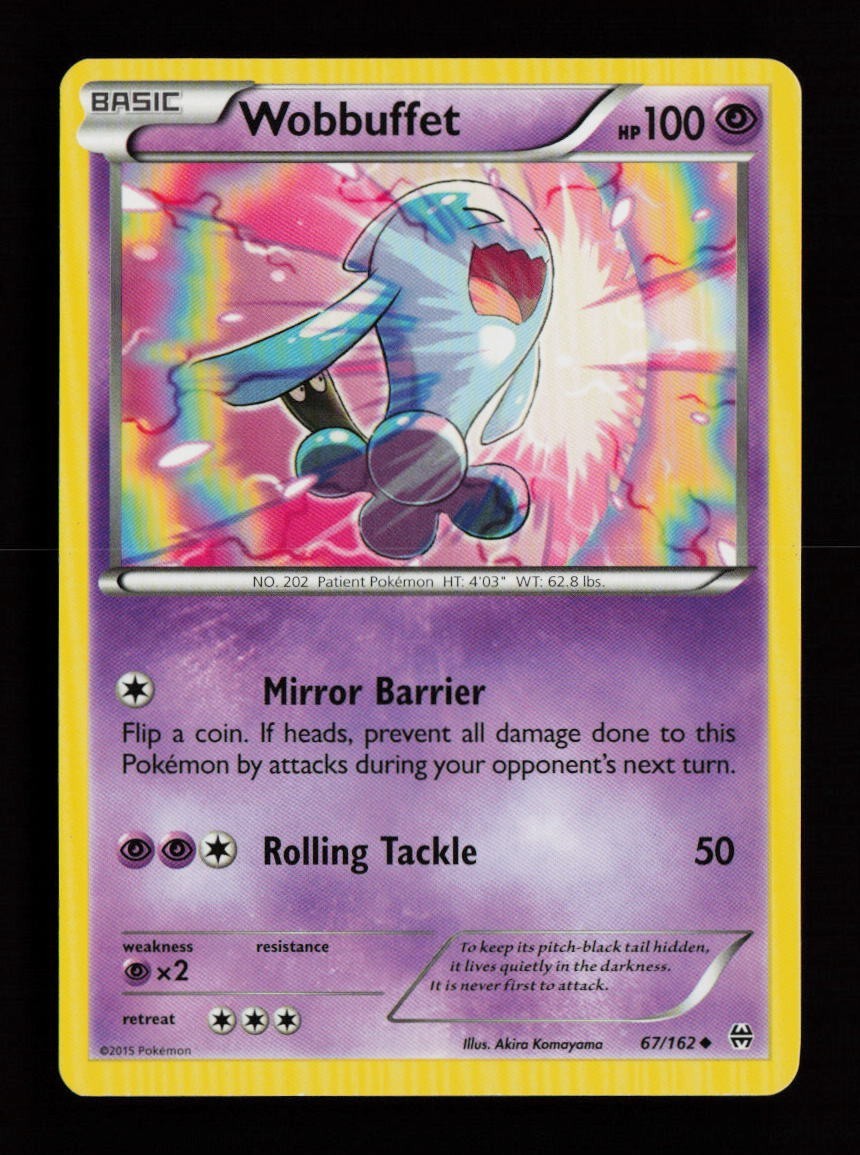 Wobbuffet 67/162 Uncommon XY - BREAKthrough Pokémon Card