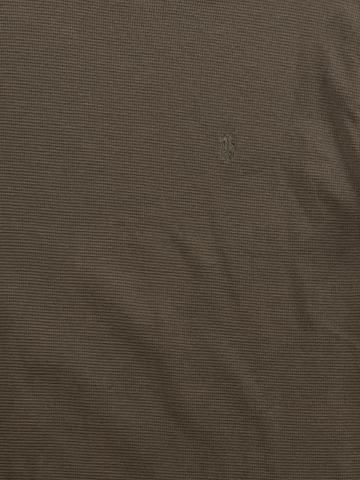 Polo Ralph Lauren Ropa de Dormir Camisa Marrón Grande Manga Larga Tejido Waffle Marrón Poni Foto 2 de 4