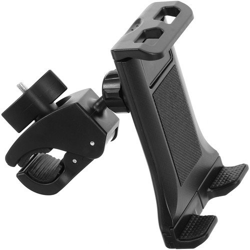 Support Tablette Vélo Double Rotule Métal 360° – Fixation Solide Guidon 15-35 Mm, Compatible IPad, Samsung, IPhone 4.7-12.9 Pouces