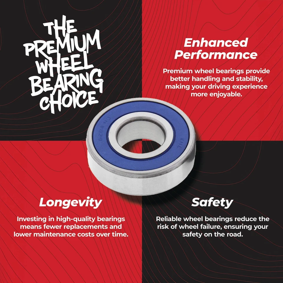 All Balls 25-1020 Rear Wheel Bearing Kit for Honda GL1500I 91-96 / GL1500S 90-91 Foto 4 de 4