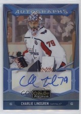 2024-25 O-Pee-Chee Platinum Blue Rainbow Auto Charlie Lindgren #BA-LI Auto q2c