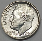 1948 Silver Roosevelt Dime BU Uncirculated