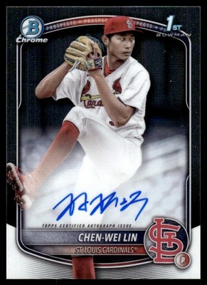 2025 Bowman Chrome Chen-Wei Lin Auto St. Louis Cardinals #CPA-CL