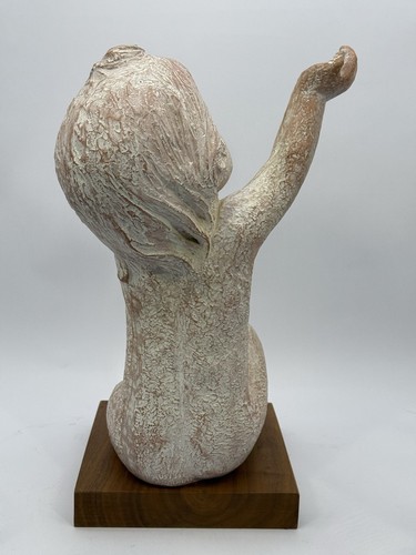 Austin Productions Nude Baby 1969 Reaching Boy/Child 16"Tall Sculpture 11 Lbs - Picture 3 of 7