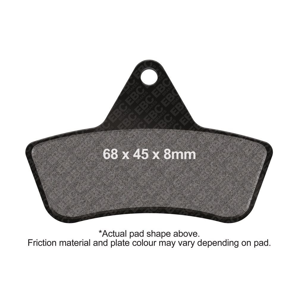 EBC Motorcycle TT Brake Pads Front Left for Massey Ferguson MF 250 4WD 2004