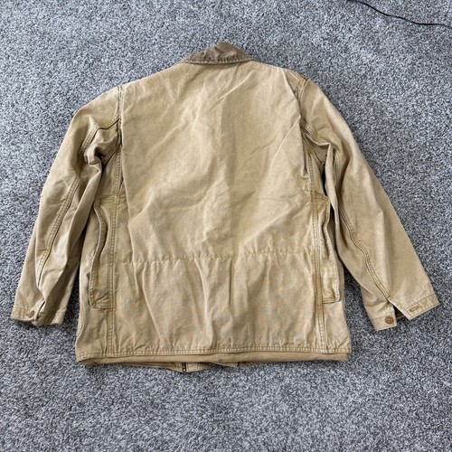 Vintage American Field Hunting Field Shooting Chore Fishing Canvas L Jacket - Picture 8 of 8