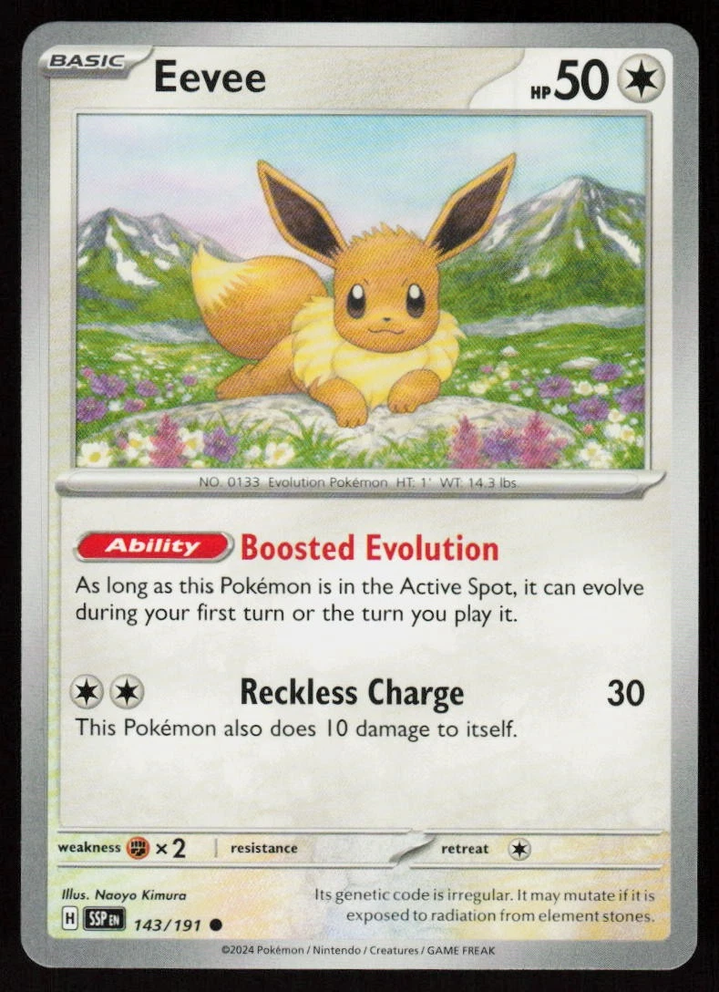 Eevee 143/191 Sv08: Surging Sparks for sale | eBay