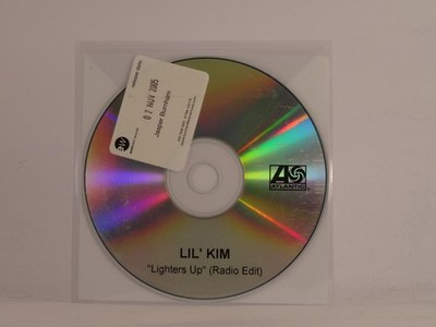 LIL' KIM LIGHTERS UP (E90) 1 Track Promo CD Single including Plastic Sleeve ATLA