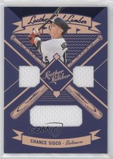 2019 Panini Leather & Lumber and Triple Relics Blue Chance Sisco #LLT-SI n1u