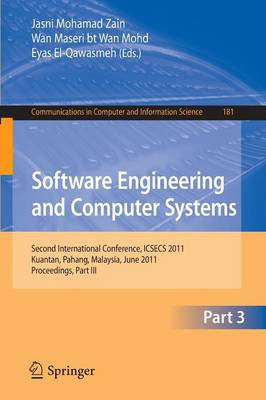 Software Engineering and Computer Systems, Part III - 9783642222023