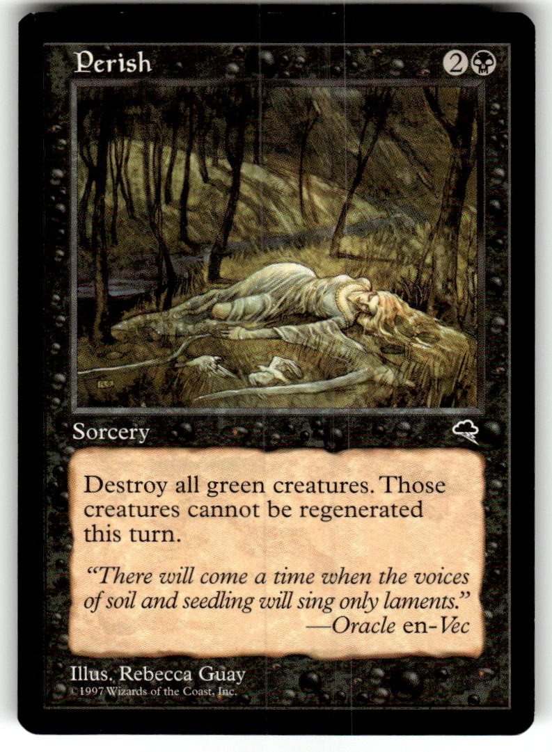 Perish 147 Uncommon Tempest Magic: The Gathering Near Mint