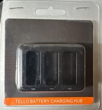 Tello Charging Hub USB DJI 3-Bay Multi Battery Flight Batteries Ryze G1CH Black