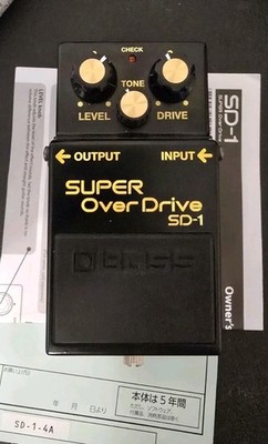 BOSS Super Overdrive SD-1 4A 40th Anniversary Guitar Effects Pedal