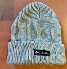 Columbia Light Blue Winter Hat Youth Beanie One Size