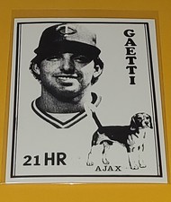 TWINS GARY GAETTI 1984 AJAX DOG FOOD RARE CARD