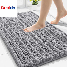 Bathroom Rugs Mat 30X20, Extra Soft Absorbent Chenille Bath Rugs, Non Slip Rubbe